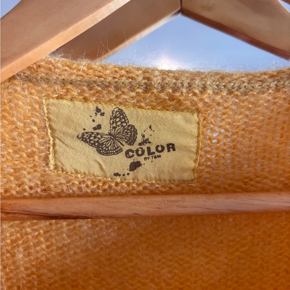 Color by T&M Yellow Knit Sweater - Picture 3 of 3